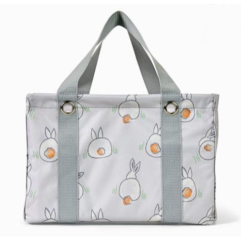 Thirty One Square Utility Tote *Bunny Tails*