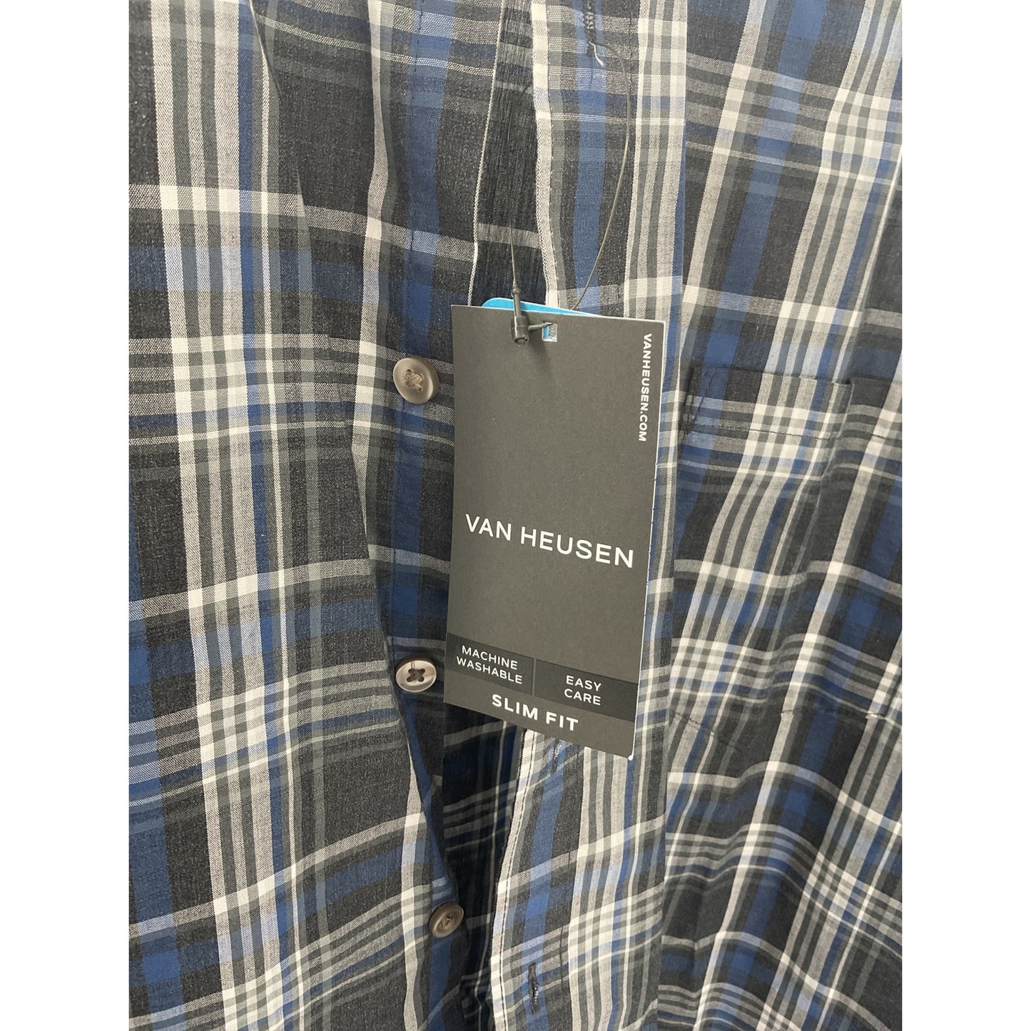 Van Heusen Never Tuck Slim Fit Shirt – XXL
