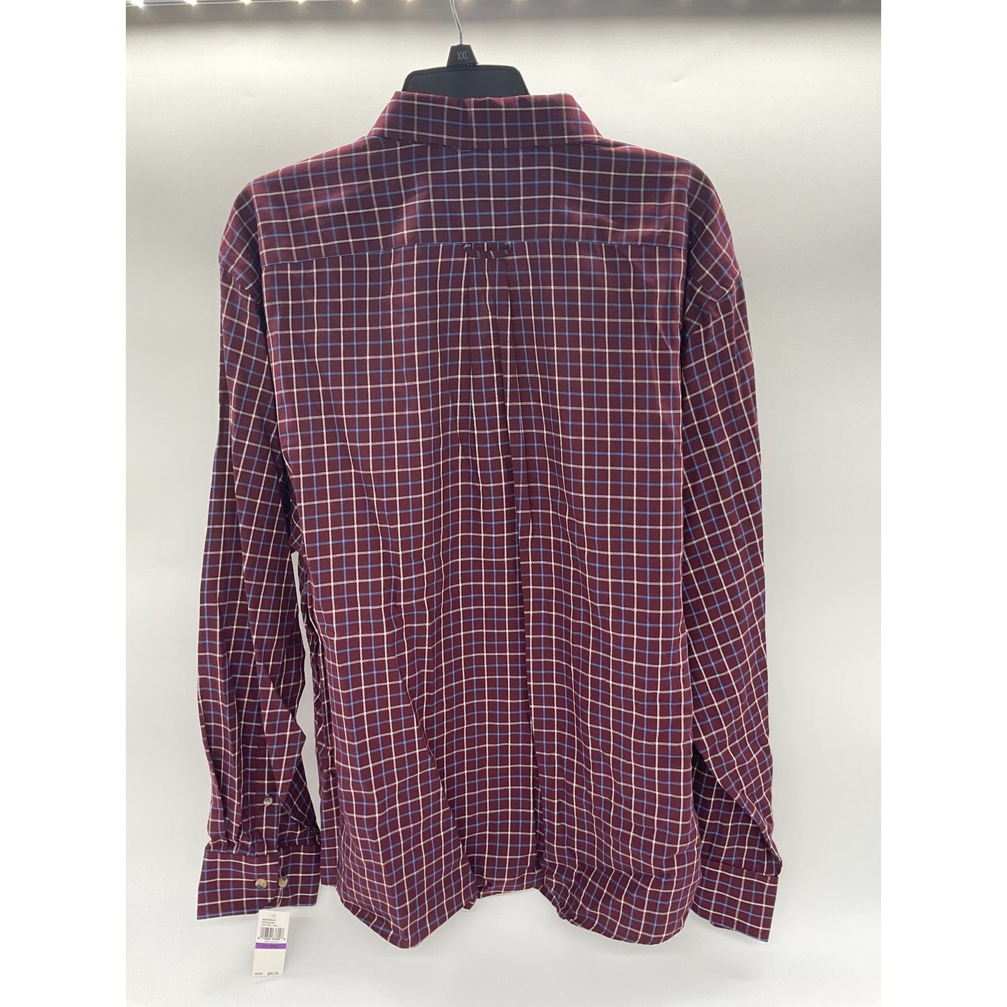 IZOD Advantage Wrinkle-Free Casual Button-Up Long Sleeve Shirt XXL