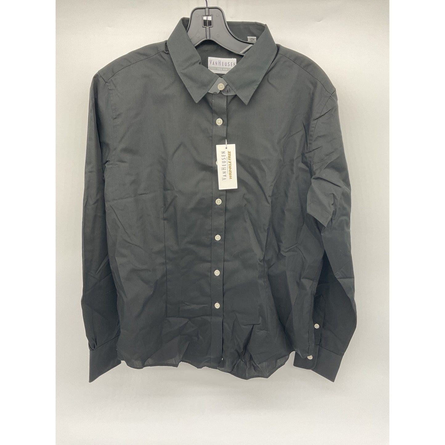 Van Heusen Women’s Button-Up Dress Shirt M (8–10)