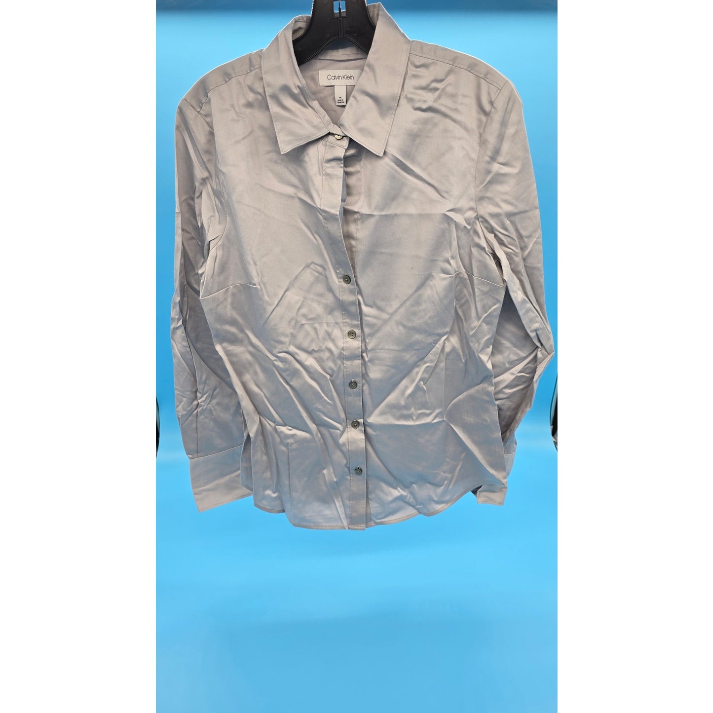 Calvin Klein Women’s Grey Dress Shirt Size M