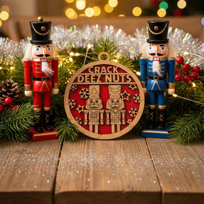 Shaka Brands Crack Deez Nuts Ornament
