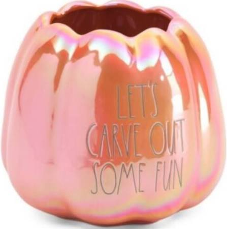 Rae Dunn ~ Tall Pumpkin Planter *Let’s Carve Out Some Fun*