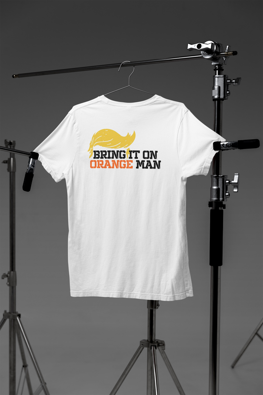 Bring it on Orange man Crew neck T-Shirt