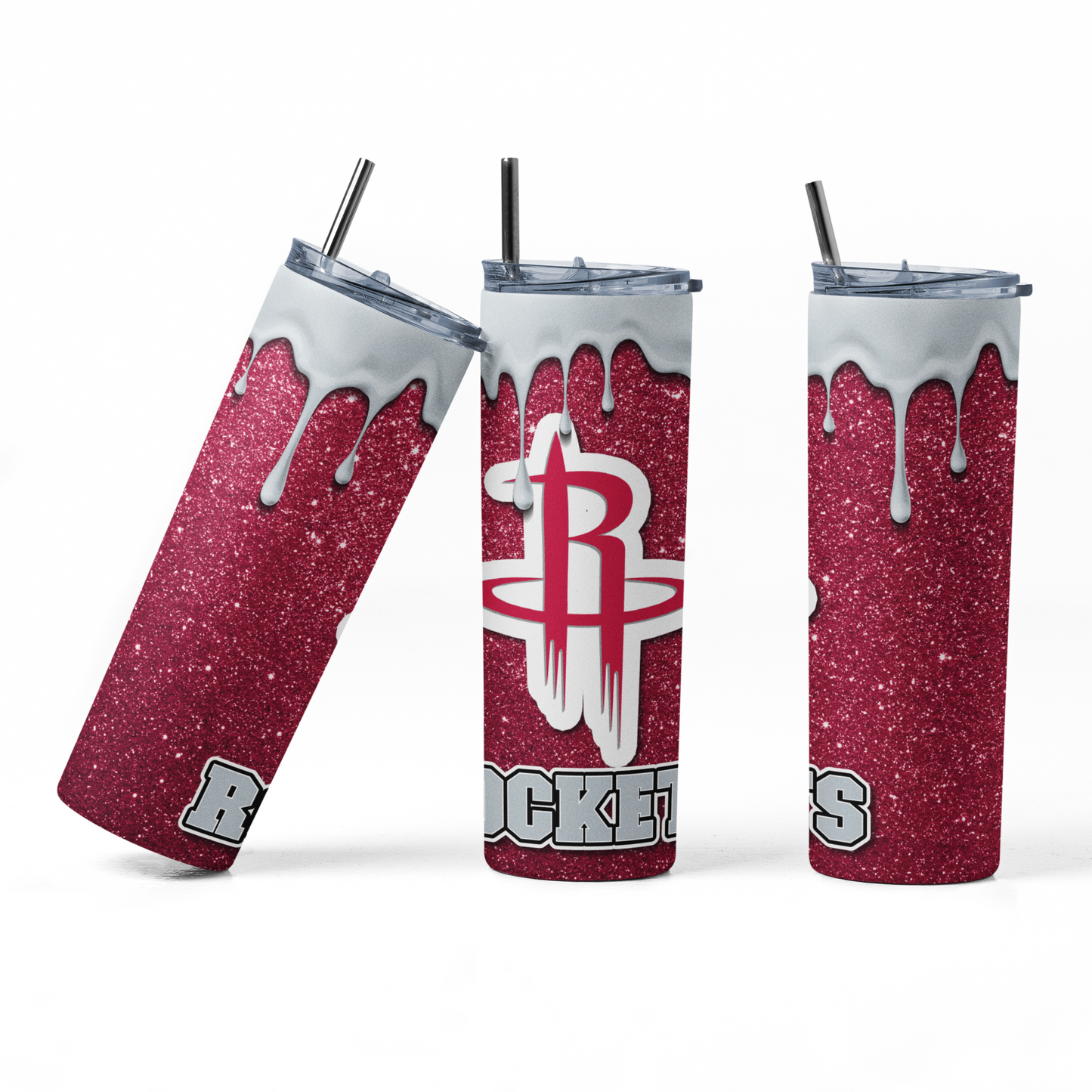 NBA Glitter Drip style 20 oz. Tumbler