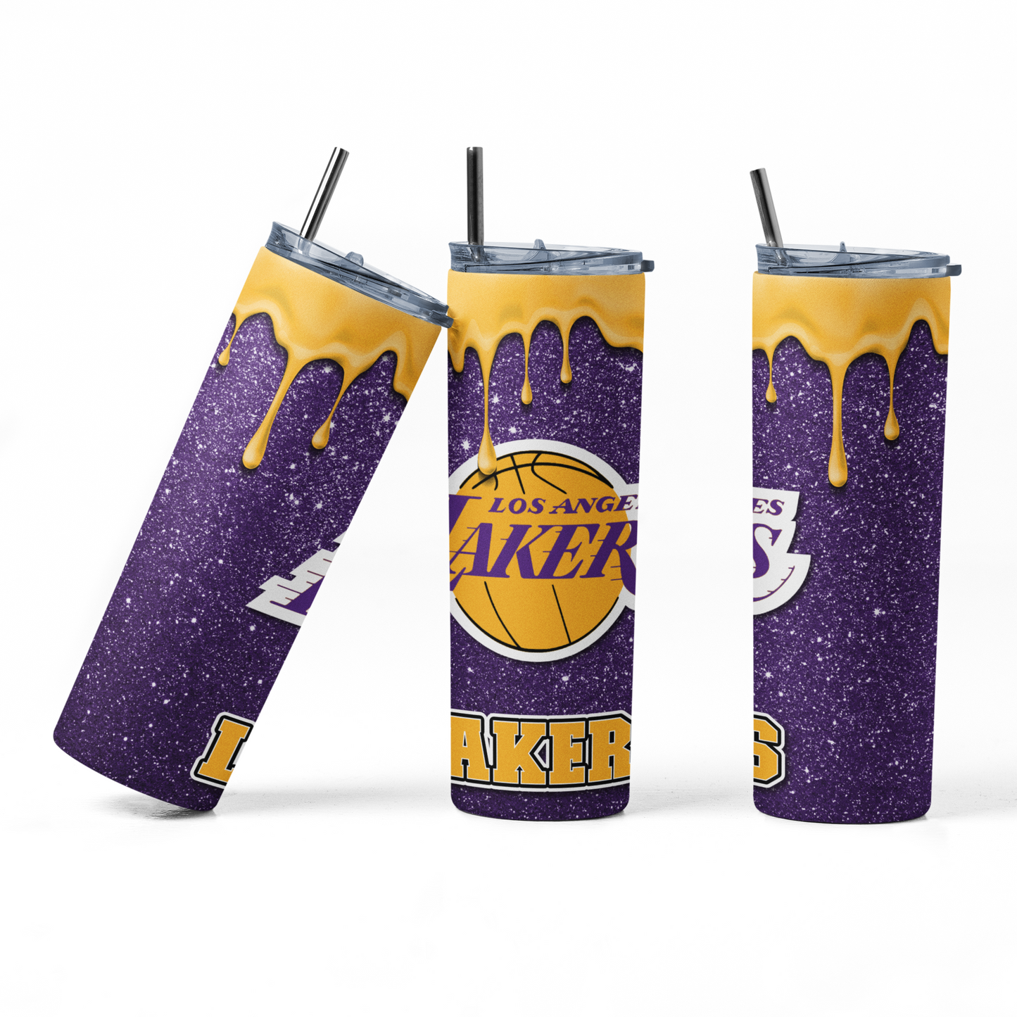 NBA Glitter Drip style 20 oz. Tumbler