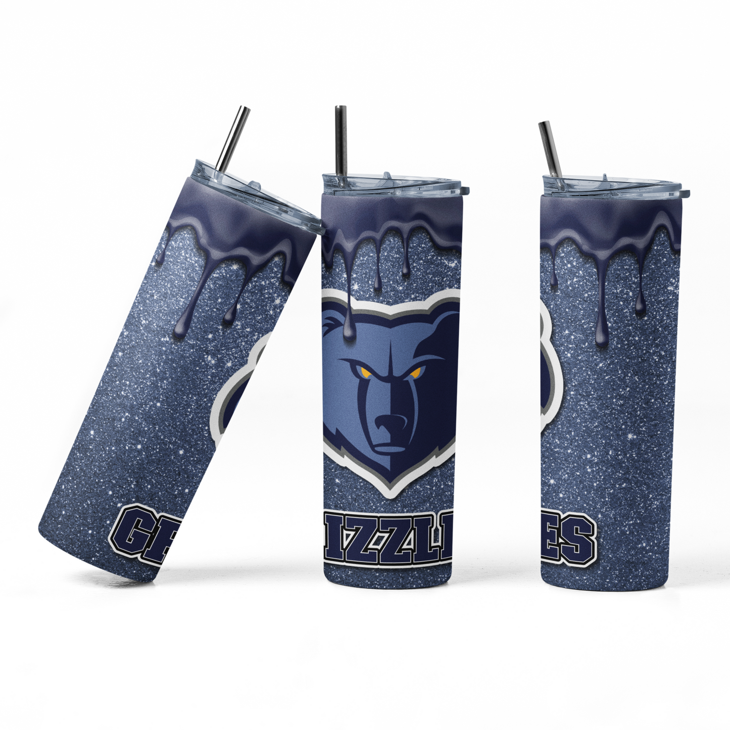 NBA Glitter Drip style 20 oz. Tumbler