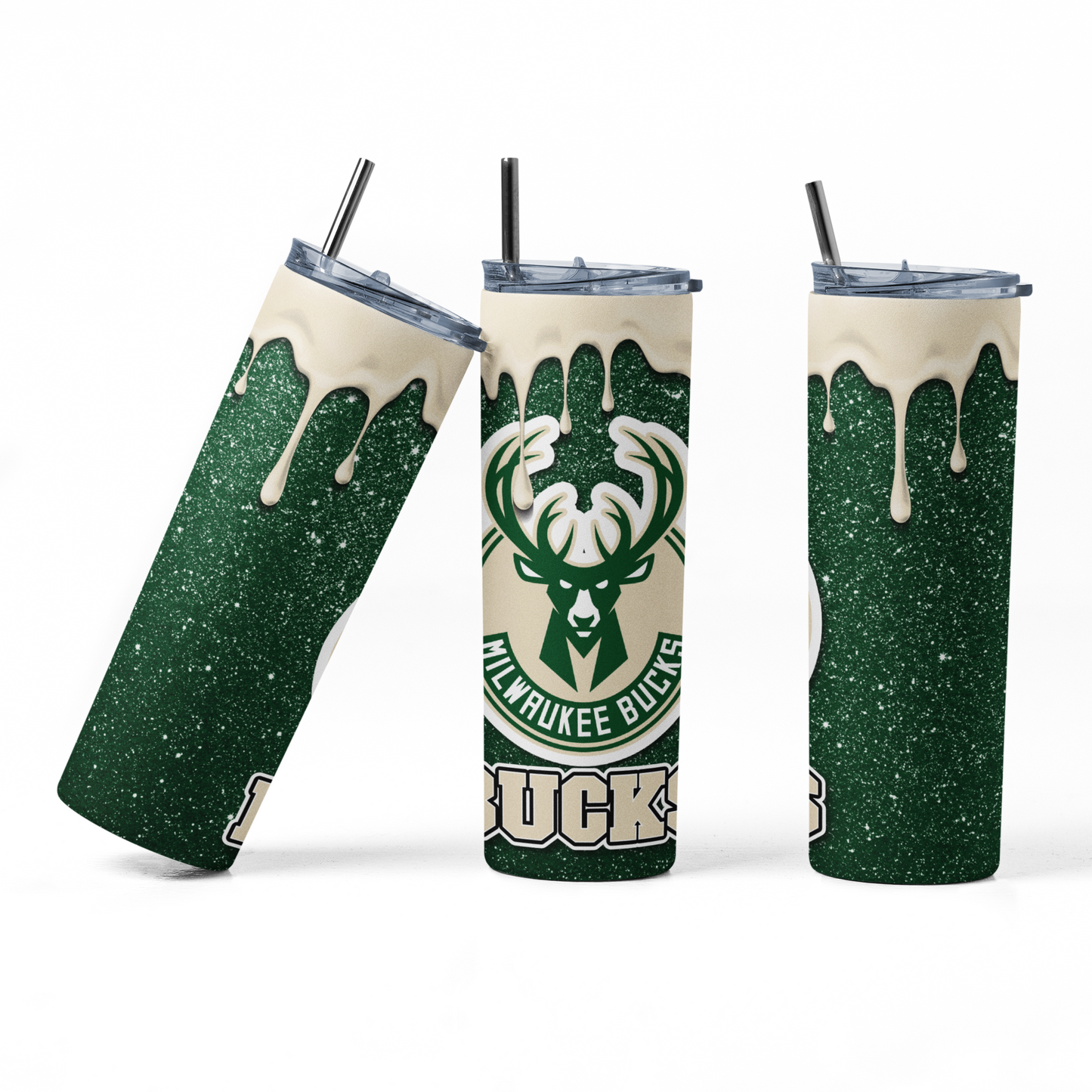 NBA Glitter Drip style 20 oz. Tumbler