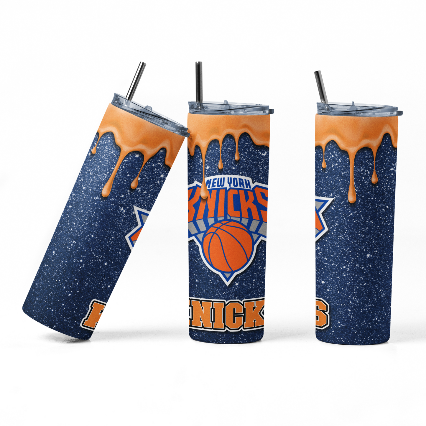 NBA Glitter Drip style 20 oz. Tumbler