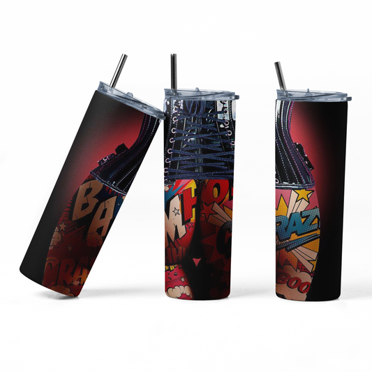 Comic Book Buttcheeks 20 Oz Skinny Tumbler
