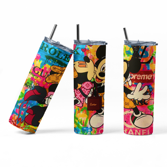 Mickey & Minnie Fashion Brands 20 Oz. Tumbler