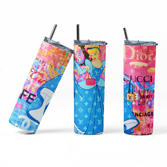 Cinderella Fashion Brands 20 Oz Skinny Tumbler