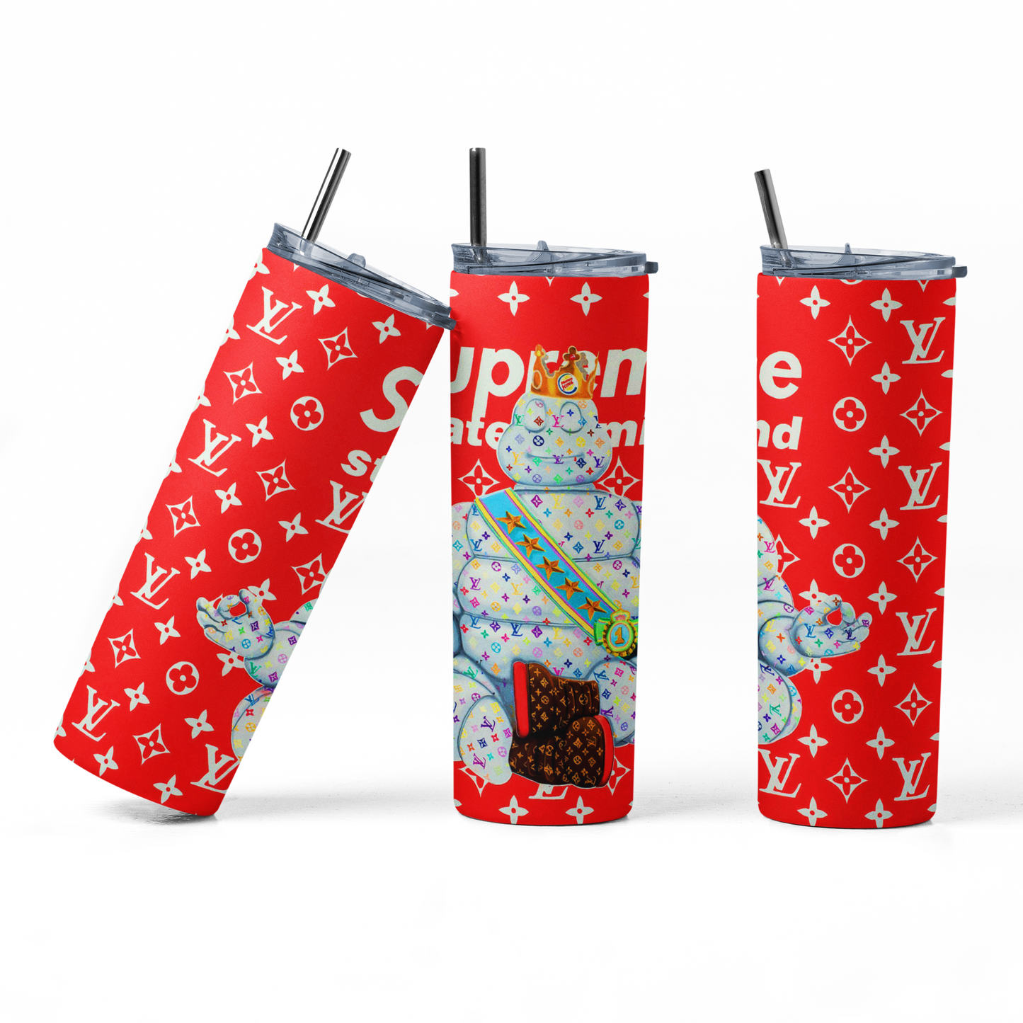 Supreme Red LV 20 Oz. Skinny Tumbler