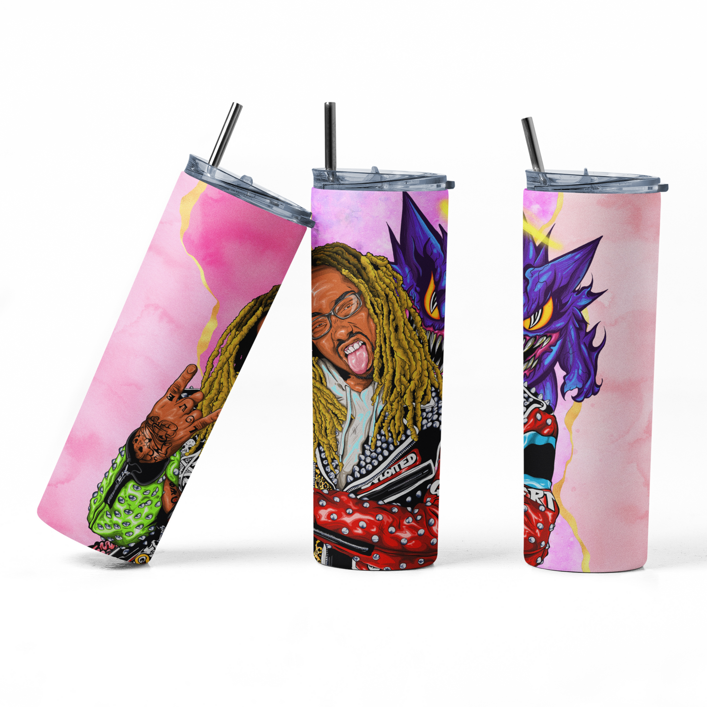 NM Monsters 20 Oz Skinny Tumbler