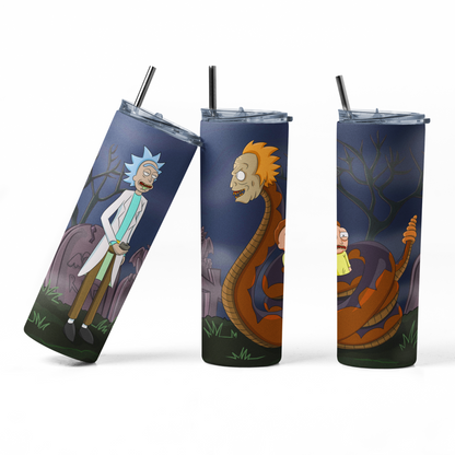 Rick & Morty Beetlejuice Style 20 Oz. Skinny Tumbler