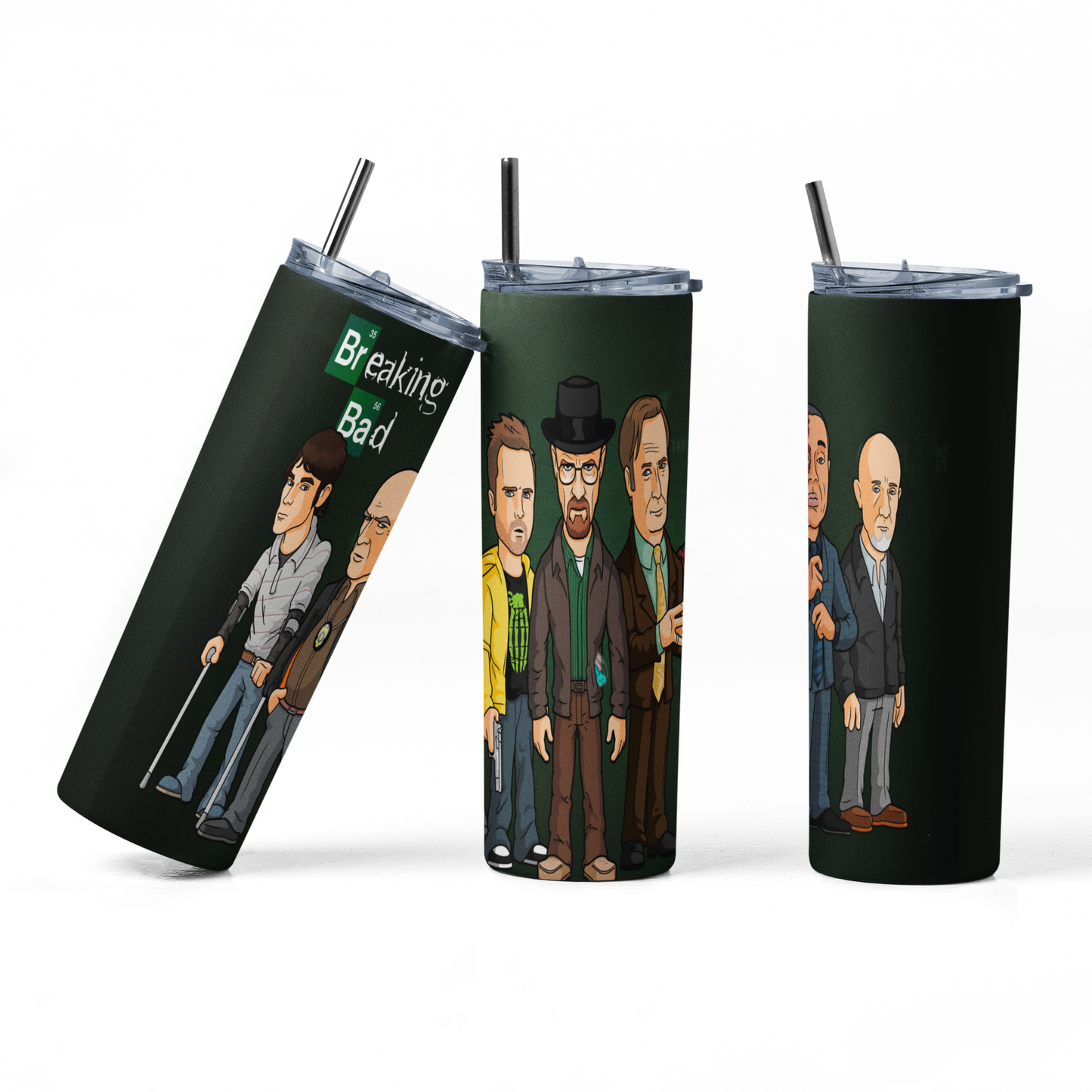 Breaking Bad Cartoon Style 20 Oz. Skinny Tumbler