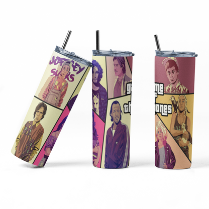 Game of Thrones GTA5 Style 20oz Tumbler With Metal Straw