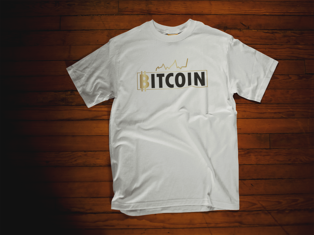 Bitcoin Chart Crew Neck T-Shirt