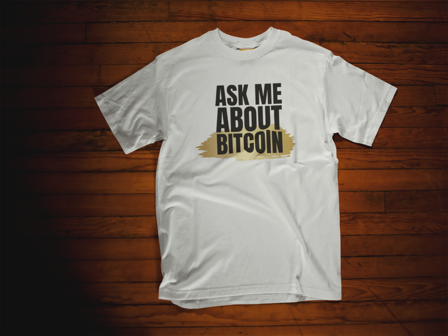 Ask Me About Bitcoin? Crew Neck T-Shirt