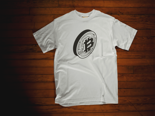 Bitcoin 3D Crew Neck T-Shirt