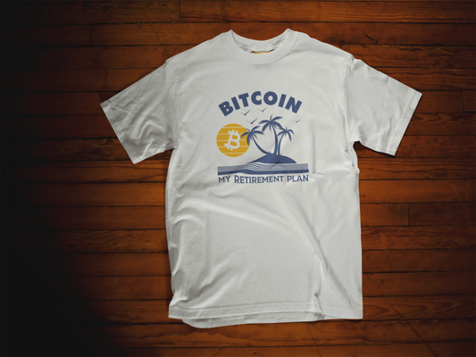Bitcoin Retirement Plan Crew Neck T-Shirt