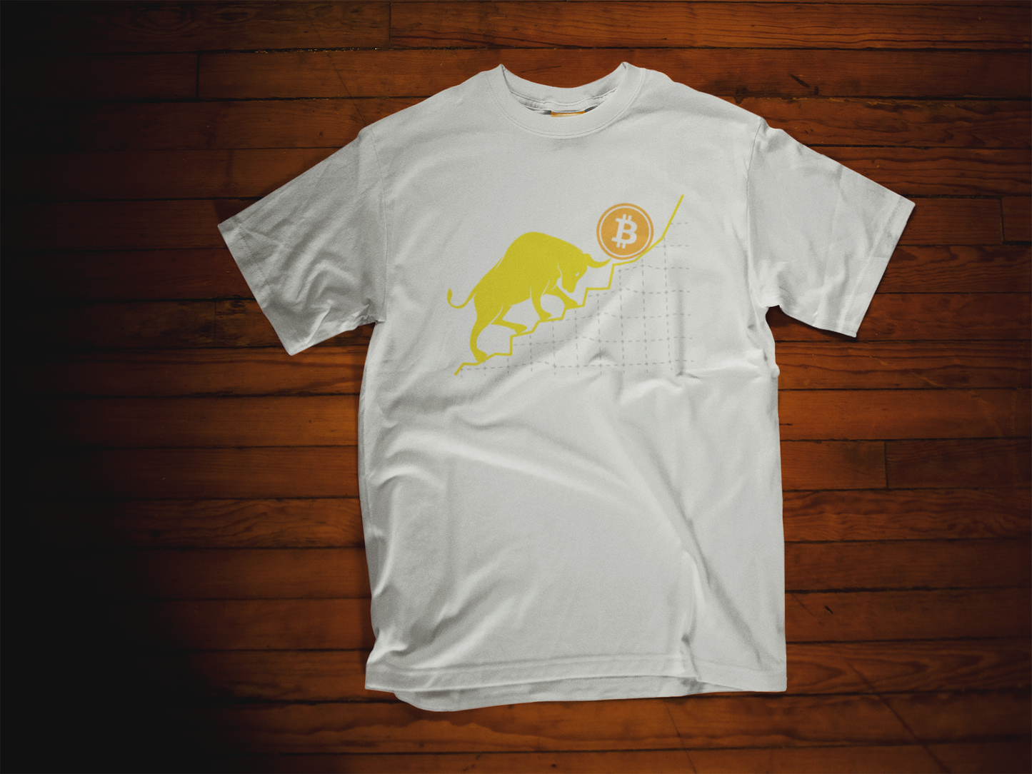 Bitcoin Bull Crew Neck T-Shirt