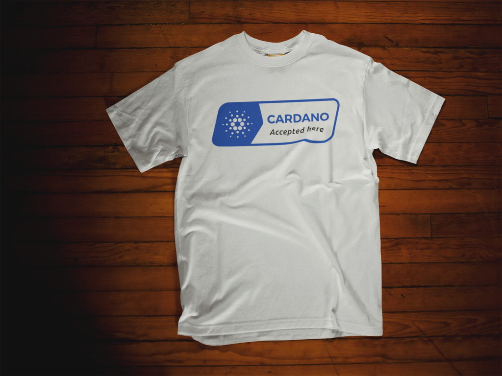 Cardano Accepted here Crew Neck T-Shirt