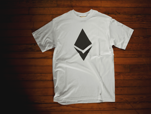 Ethereum logo Crew Neck T-Shirt