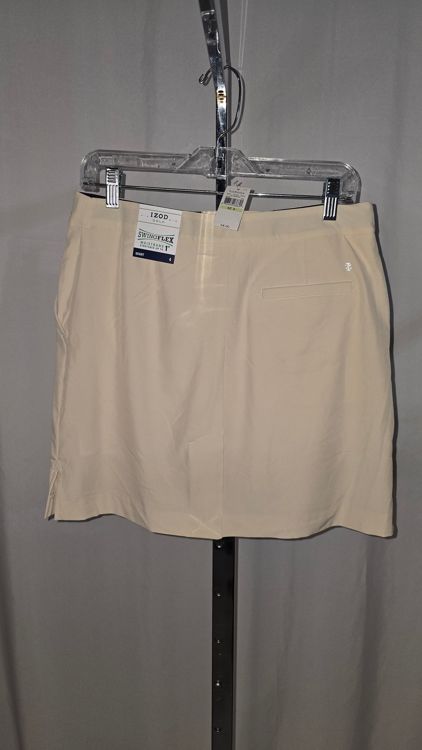 Izod Women's Golf Skort - Tan - Size 4 - NWT