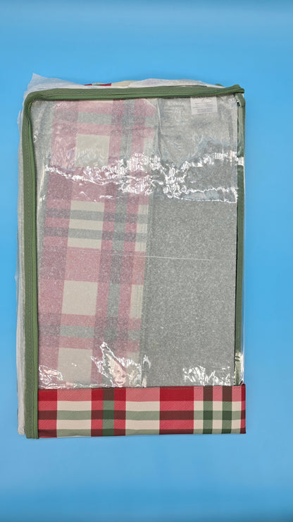 Thirty-One Gifts Tuck It Away Bin *Holiday Plaid*