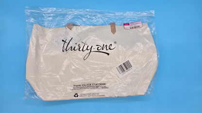 Thirty-One Gifts Modern Tote *White Basketweave*