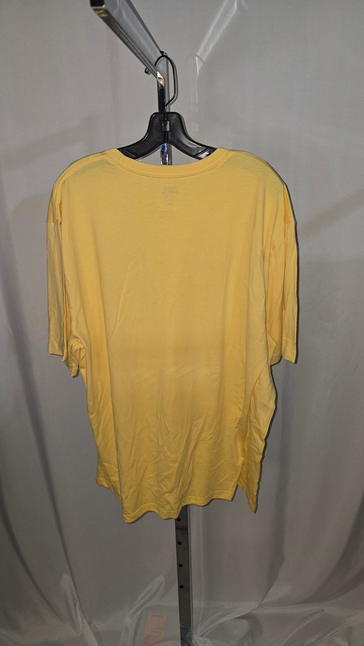 Izod saltwater relaxed classics t-shirt, light yellow, size XXL