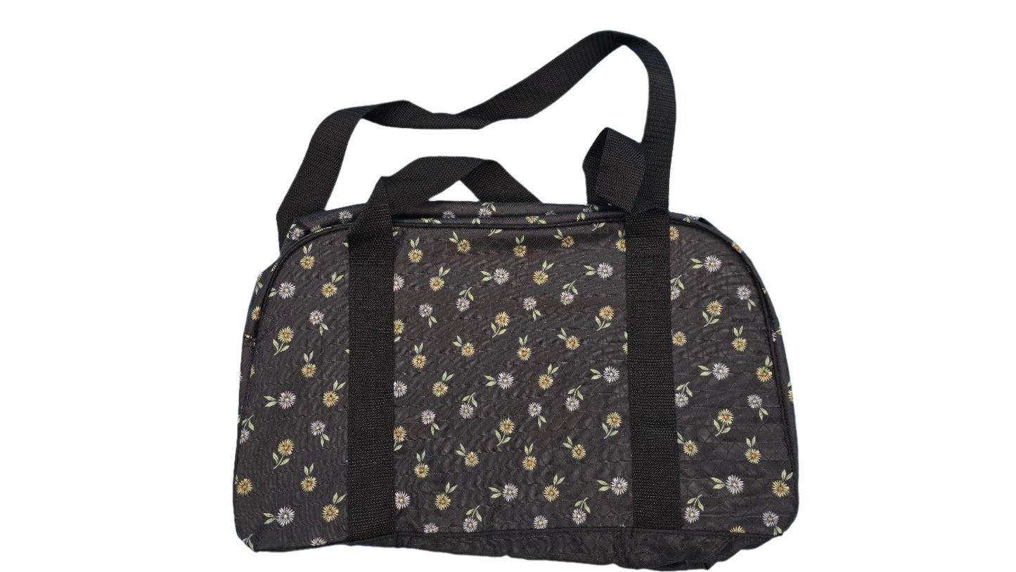 Thirty-One Gifts All Packed Mini Duffle Ditzy Daisy Floral Travel Bag NWT