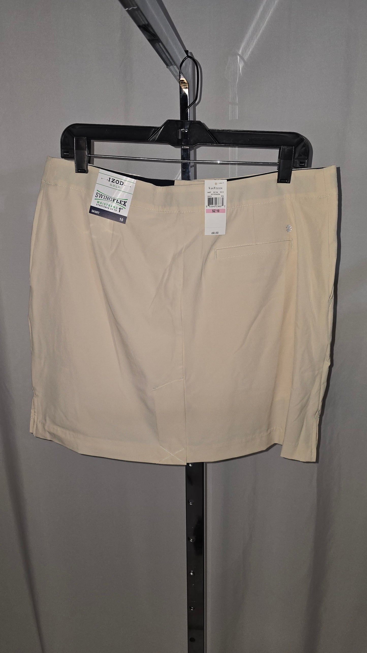 Izod women's Golf Skort - Tan - Size 10 - NWT