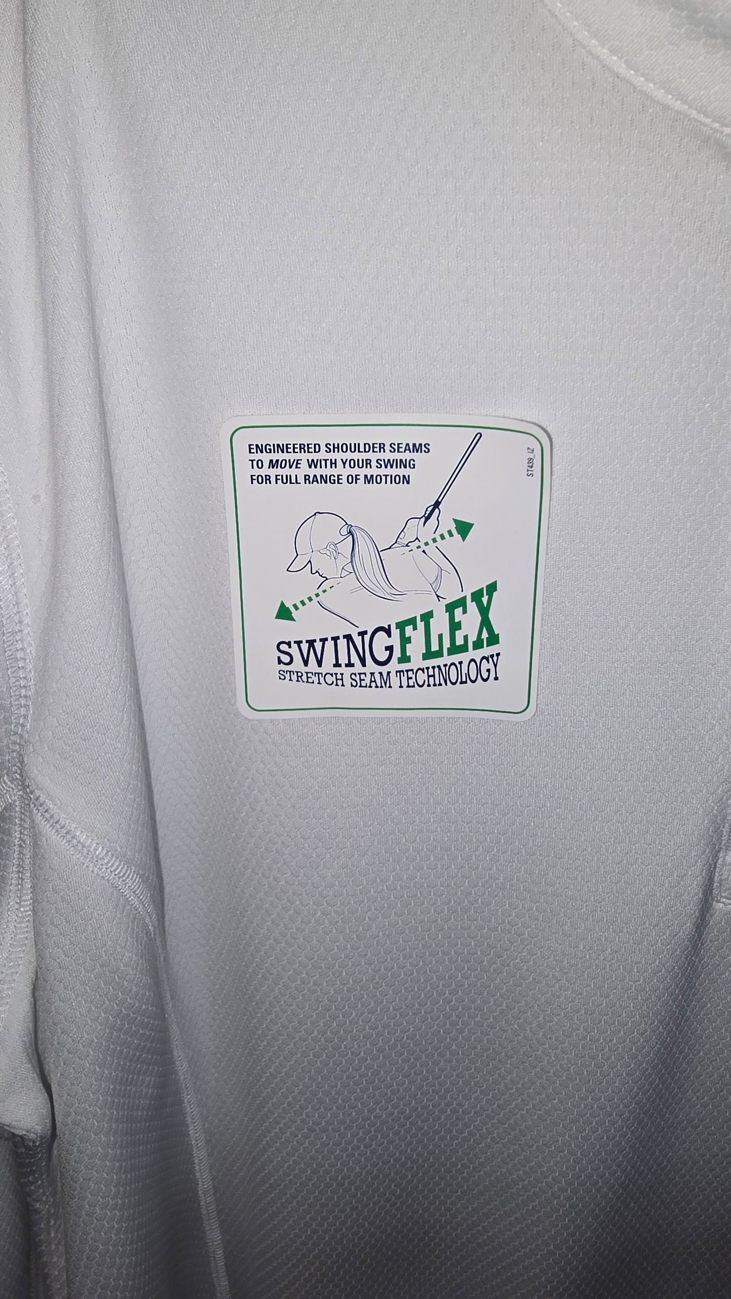 Izod golf, swing flex technology quarter zip long sleeve shirt, size XL - NWT