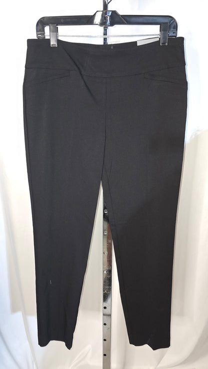 Van Heusen, Women's Slim Fit Super Stretch Pull-on Pant - Black - Size 12 regular - NWT