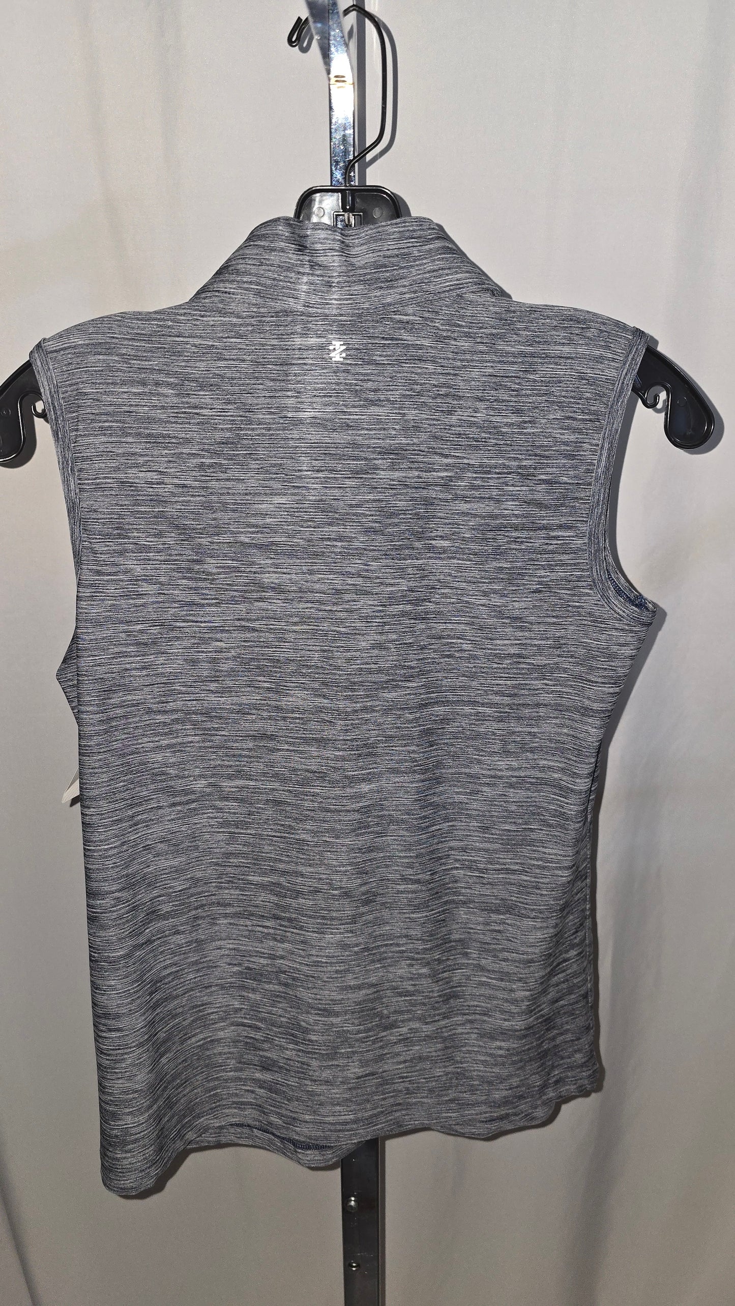 Izod Golf Women's Dark Blue/Grey Sleeveless Polo - XS