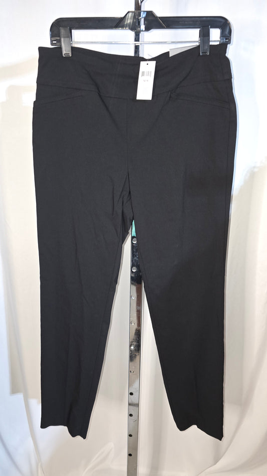 Van Heusen, Slim Fit, Super Stretch, Pull-on PantWomen's Dress Pants - Black - Size 10 regular - NWT