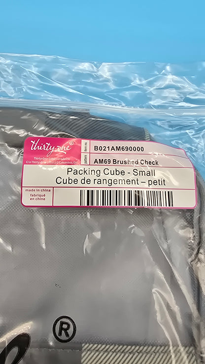 Thirty-One Gifts - Packing Cube, Small - Brushed Check