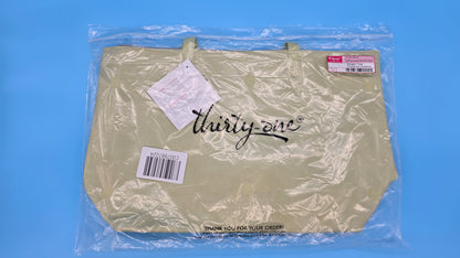 Thirty-One Gifts Modern Tote *Lemongrass Distressed Pebble*