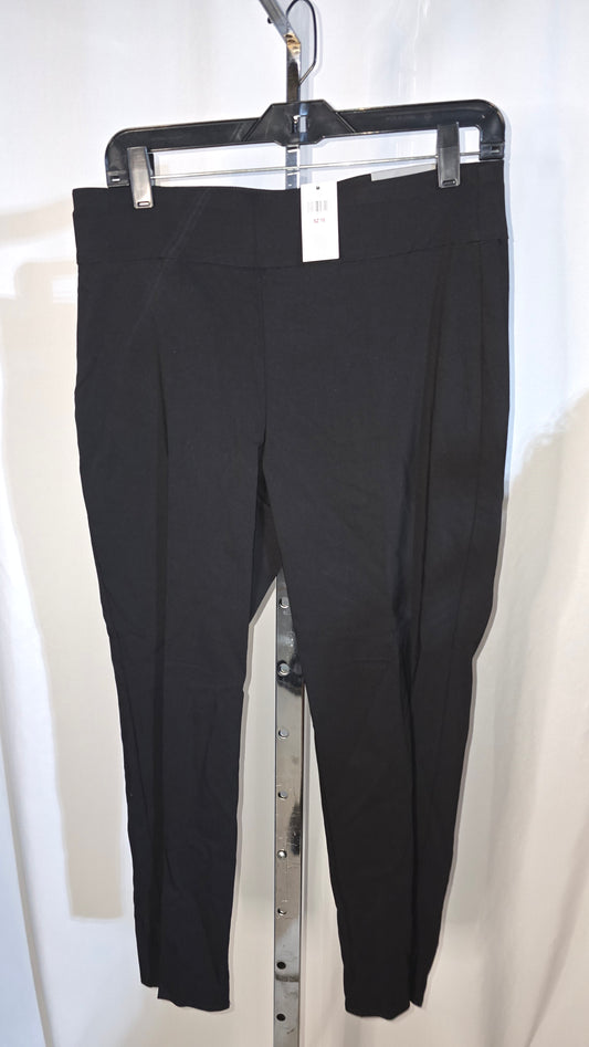 Van Heusen, slim fit, super stretch, pull-on crop pants - Black - Size 10