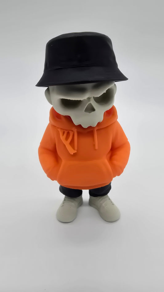 Shaka Brands 3D Printed Skull Streetwear Figurine