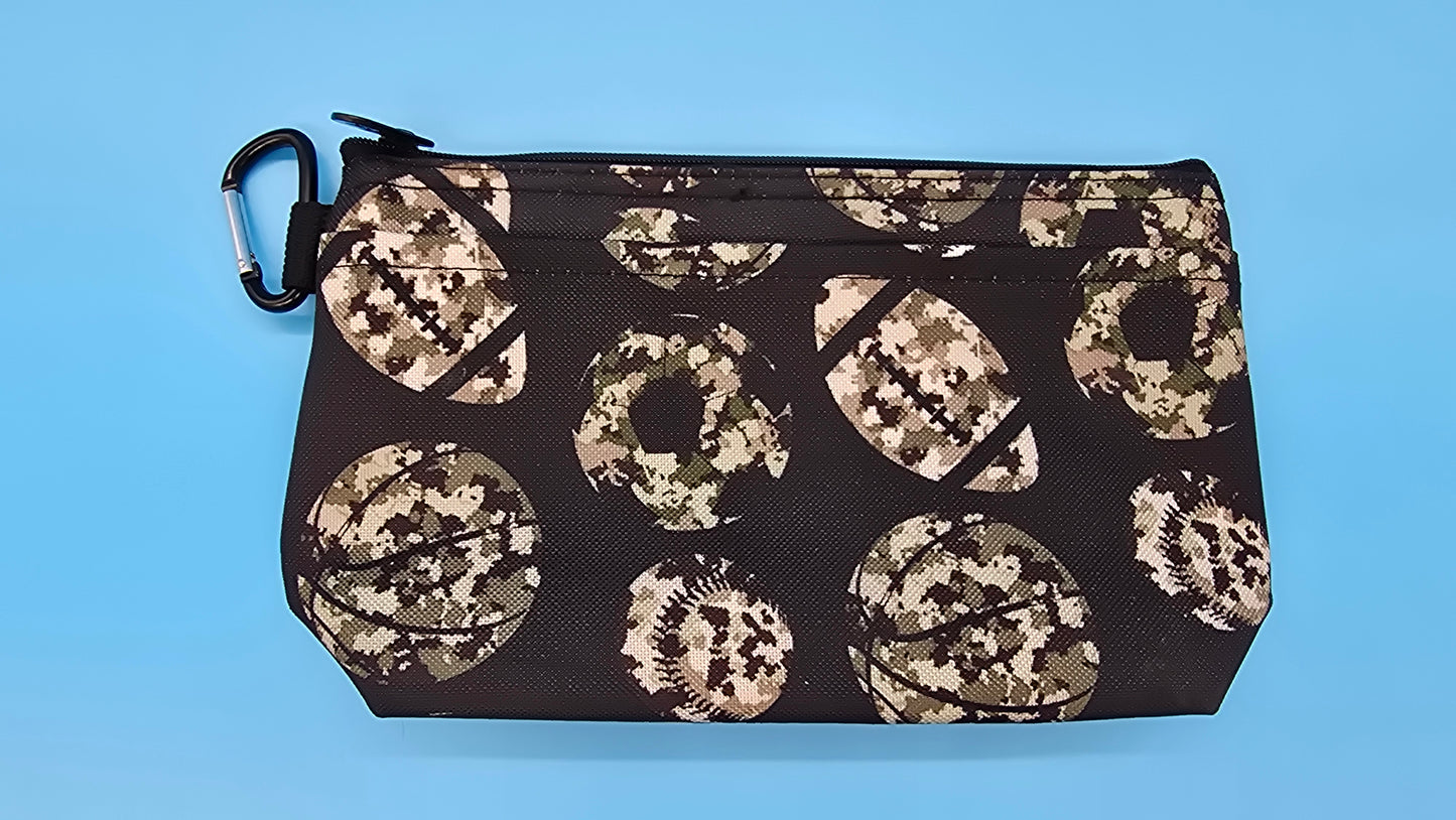 Thirty-One Gifts - Clear Clip Pouch - Play Ball