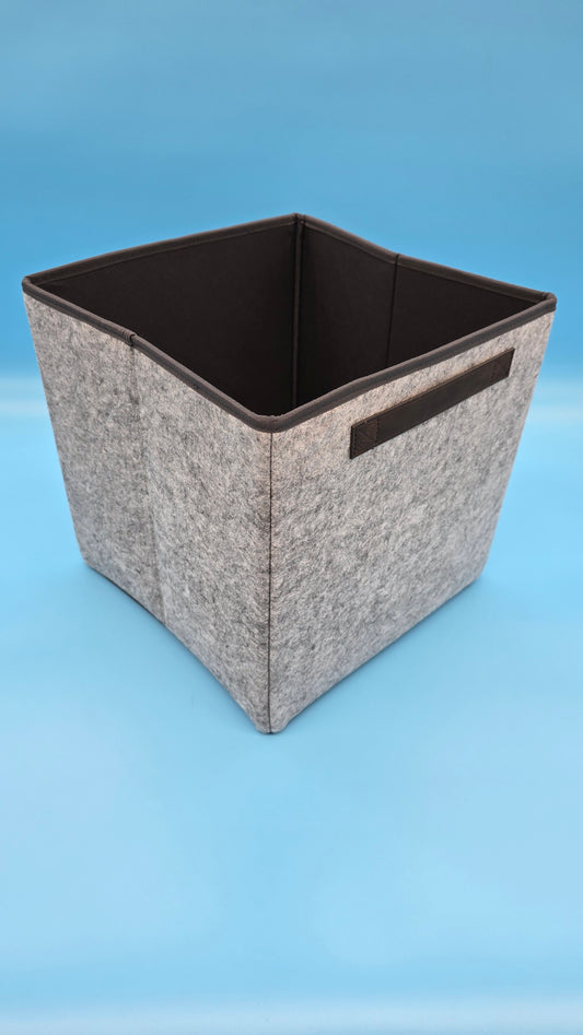 Thirty-One Gifts Your Way Storage Bin *Brushed Whisper Grey*