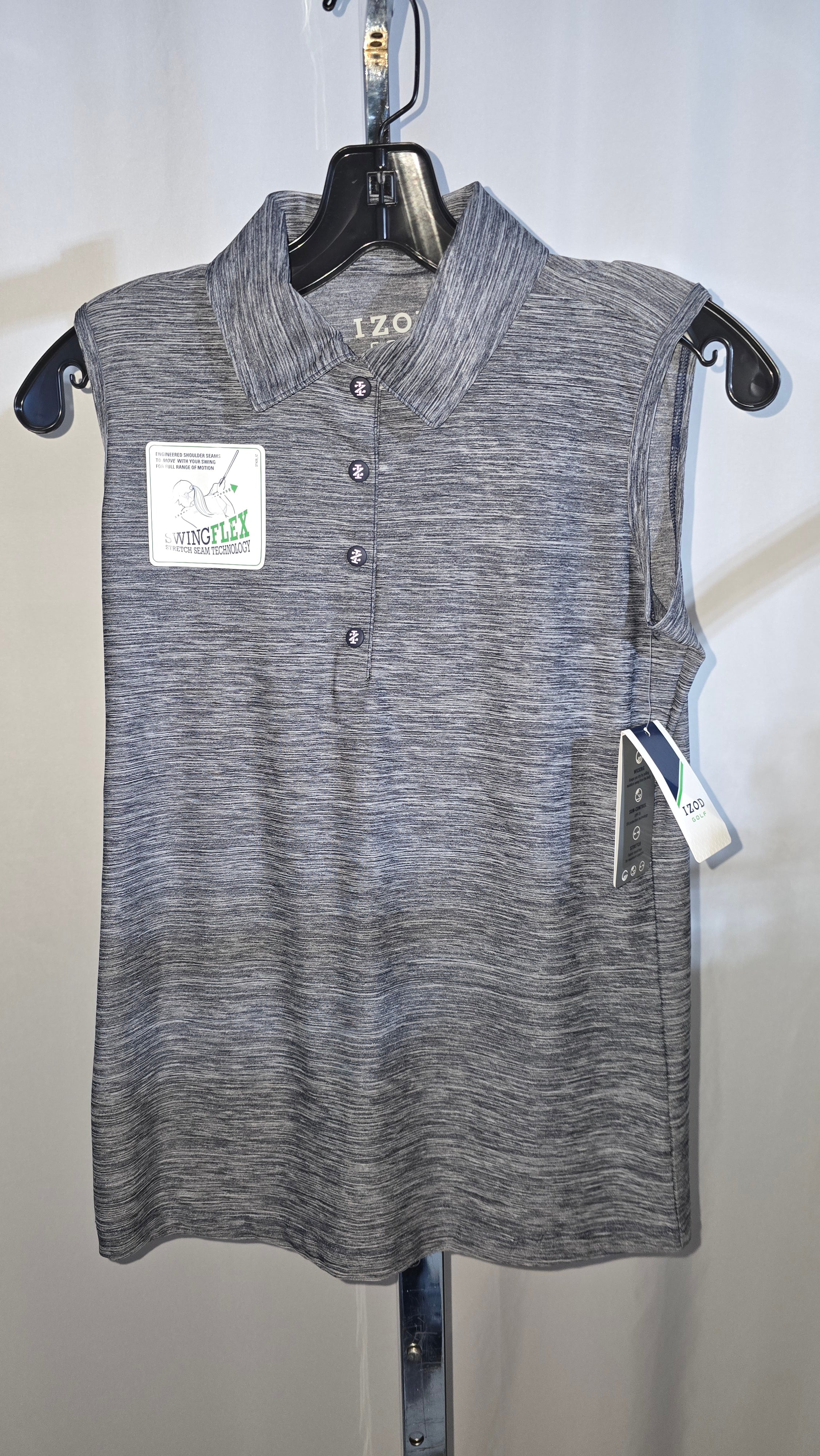 Izod women's sleeveless golf shirts on sale