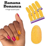 ColorStreet Nail Strips *Banana Bonanza* Accent 4 Nail Pack