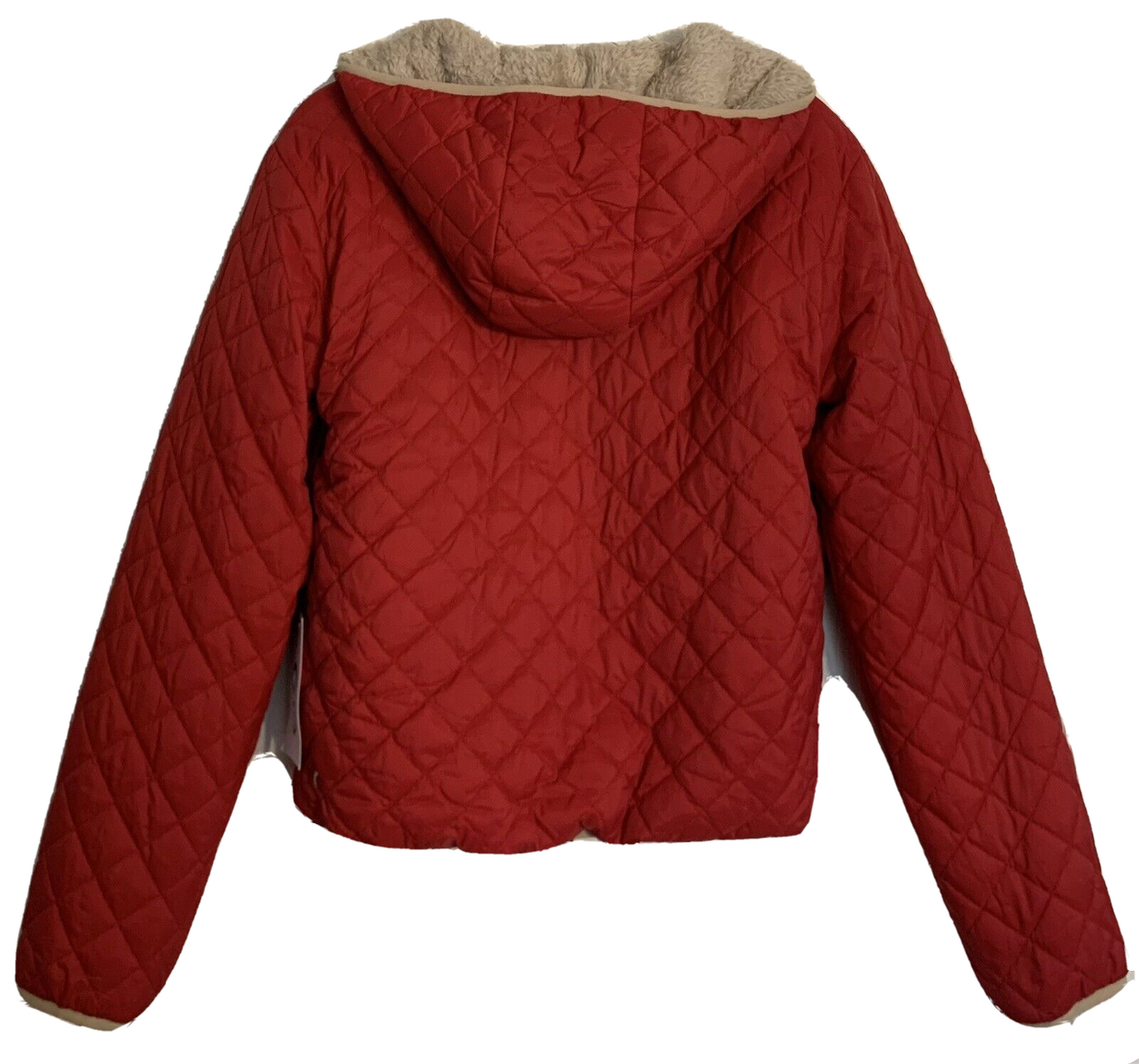 Zyia Active ~ Red Reversible Hooded Jacket