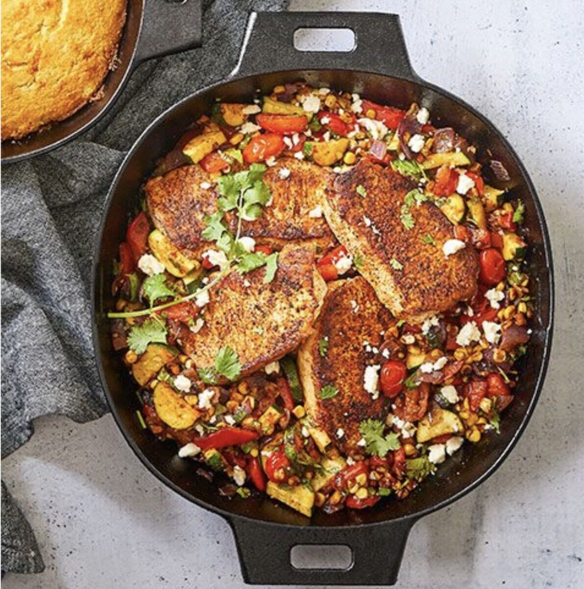 Pampered Chef | 12" (30-cm) Cast Iron Skillet | NEW | 100179 | Ohana Underground