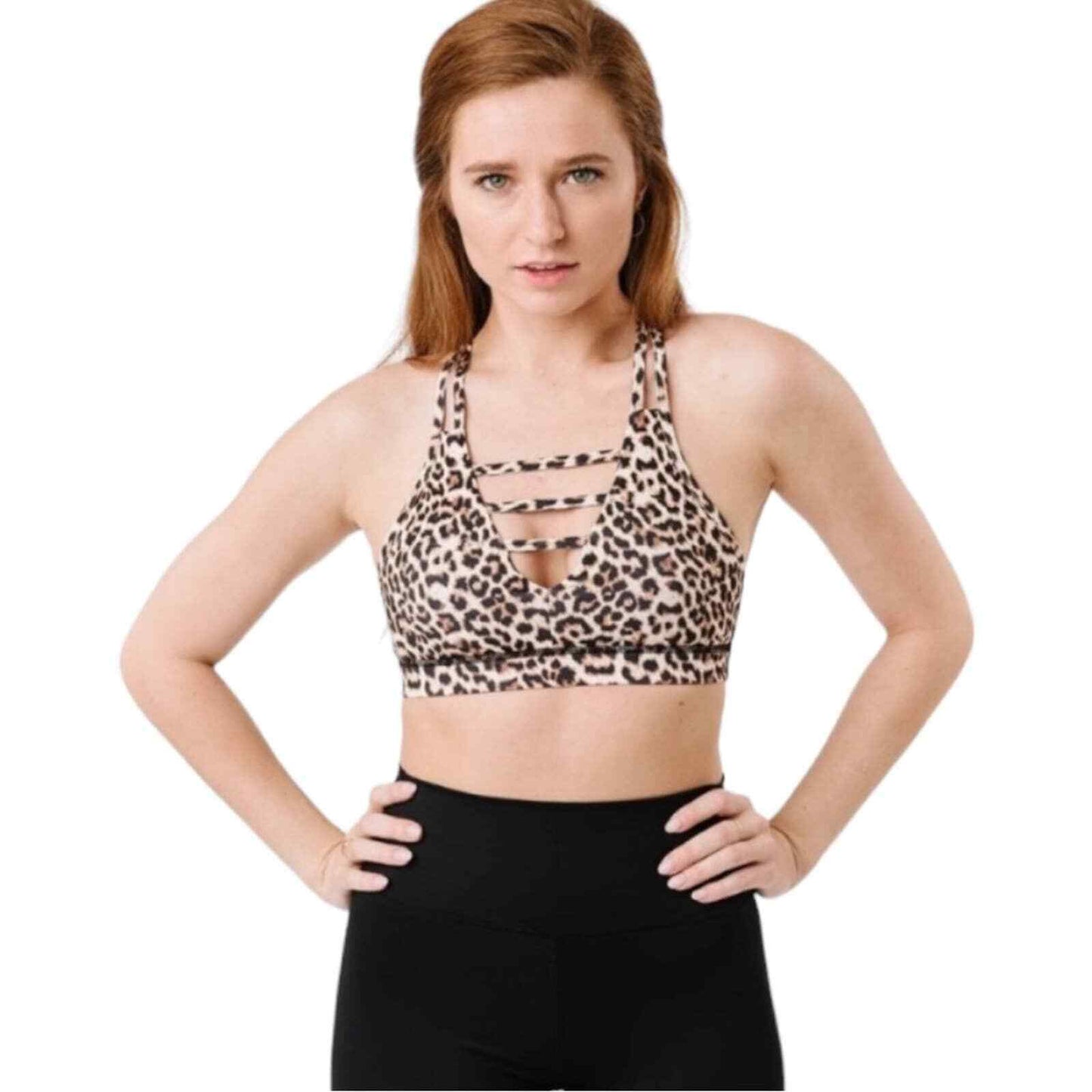 Zyia Active ~  Leopard Grid Bra