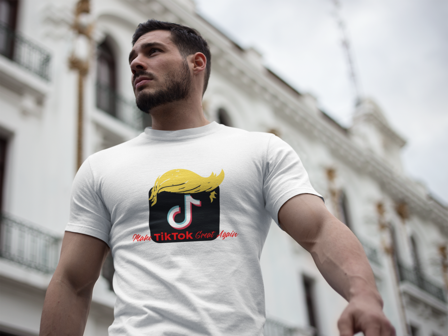 Make TikTok Great Again Crew Neck T-Shirt